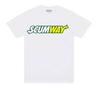 Scum Men's way T-Shirt in White | Size: 4XL Scum White 4XL