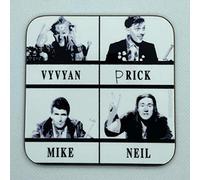 Scumbag College - Inspired by The Young Ones - Drinks Coaster - Hardboard - 9cm x 9cm - Gloss Finish