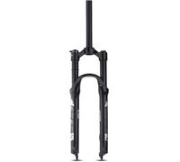 Scumlovy 26/27.5/29 Mountain Bike Suspension Forks Travel 100mm MTB Air Fork 1-1/8 Straight Tube Manual/Remote Lockout Front Disc Brake 9mm QR (Color : Black Manual, Size 26i