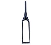 Scumlovy Carbon Fiber MTB Fork 26/27.5/29 Bike Rigid Tapered Disc Brake Bicycle Front Thru Axle 15x110mm (Color : Glossy Black, Size 27.5inch)
