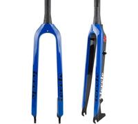 Scumlovy Carbon Fiber MTB Rigid Fork 26/27.5/29 Disc Brake Mountain Bike 1-1/2" Tapered Bicycle Front Fork(Blue,29'')