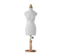 Scumlovy Mini Mannequin for Sewing Making, Half Scale Dress Shape 1/2 1/3 1/4 Sizes, Fully Fixable Seamstress Dummy Model, Pants Pattern Making Model (Non Adult Full Size) 1/2C white