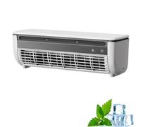 Scumlovy Portable Air Conditioner Fan 2026 Wall Mounted Wireless Mini Cooling with USB Rechargeable - No Drilling Instant Table for Bedroom Kitchen Office B