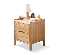 Scumlovy Solid Wood Nightstand,Storage Wooden Night Stand,night Stand With Drawers,Rounded Corners And Slide Rail Design,durable,easy To Match The Home Environment,for Bedrooms,study Rooms (Color :