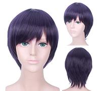 Scum's Wish Kuzu no Honkai Cosplay Wig Ebato Sanae Yasuraoka Hanabi Short Straight Purple bobo cosplay costumes Hair wigs One Size FQ001A-2