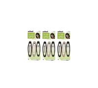 Scunci No-slip Grip Oval Snap Clips, 8cm, 9-Count