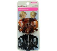 Scunci Wingless Octopus Jaw Clip unisex Colors may vary 2-Pieces per Pack (1-Pack)