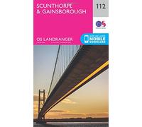 Landranger 112 Scunthorpe & Gainsborough Map, Pink One Size