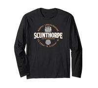 Scunthorpe North Lincolnshire England Coordinates Label 2C Long Sleeve T-Shirt