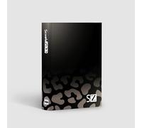 ScuolaZoo 2024-2025 Meme Diary with Stickers and 6 Covers and 2 Sizes (Black/Spots, 11 x 15 cm)