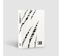 ScuolaZoo 2024-2025 Meme Diary with Stickers and 6 Covers and 2 Sizes (White/Zebra,11 x 15 cm)