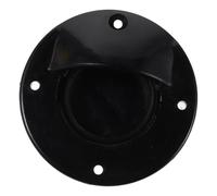 Scupper Valve Plug with Rubber Seal, Nylon Black for Boat Kayak