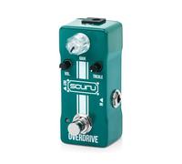 SCURU Guitar Overdrive Effects Pedal GAIN/VOL/TREBLE DC 9V 6.35mm Input/Output Interface Dynamic Response Classic Overdrive Effect Electric Guitar Overdrive Effector with True Bypass