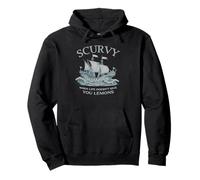 Scurvy When Life Doesnt Give You Lemons Nautical Aesthetics Pullover Hoodie