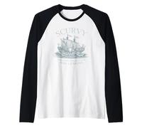 Scurvy When Life Doesnt Give You Lemons Nautical Aesthetics Raglan Baseball Tee