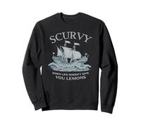 Scurvy When Life Doesnt Give You Lemons Nautical Aesthetics Sweatshirt