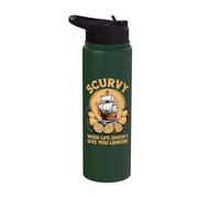 Scurvy When Life Doesn't Give You Lemons Stainless Steel Insulated Water Bottle