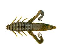 Scutter Bug - Green Pumpkin Blue Flake - 3.5"