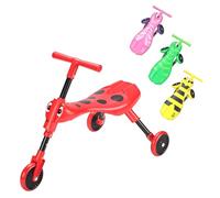 Scuttlebug 3-Wheel Foldable Ride-On Tricycle for 1-3 Year Old Boys and Girls, Beetle Trike, Antennae Handlebar, Develop Your Toddler’s Balance and Motor Skills, Fun with No Surface Scratches