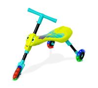 Scuttlebug 8615 Firefly Light Up Trike Ages 1-3 Push Bike 3-Wheel Foldable Ride-On Tricycle for 1+ Year Old Boys and Girls, Antennae Handlebar, Develop Your Toddler’s Balance and Motor Skills, Green