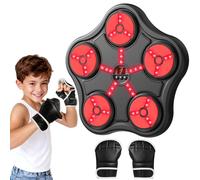 Scvcid Cool Boxing Machine Toy for Kids Age 3-12 Years, Wall Mounted Smart Bluetooth Punch Bag, Boxing Training Equipment with Boxing Glove, Birthday Gifts for 3, 4, 5, 6