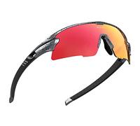 SCVCN Cycling Glasses Polarised Sports Sunglasses with 3 Interchangeable Lenses for Men Women Running Golf Hiking Volleyball Tennis Driving Fishing Softball Mountaineering 50