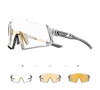 SCVCN Photochromic Cycling Glasses for Men and Women, Clear Sports Sunglasses, Cycling, Cycling, MTB, Cycling Glasses, Running, Volleyball, Tennis, Driving, Fishing, Softball, Mountaineering, Golf