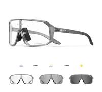 SCVCN Photochromic Cycling Glasses for Men Women Photochromatic Sports Sunglasses Clear Cycling MTB Cycling Glasses Running Volleyball Tennis Softball Mountaineering Golf Hiking 512