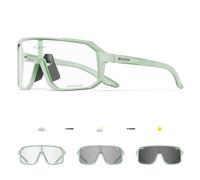 SCVCN Photochromic Cycling Glasses for Men Women Photochromatic Sports Sunglasses Clear Cycling MTB Cycling Glasses Running Volleyball Tennis Softball Mountaineering Golf Hiking 537