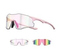 SCVCN Running Goggles 21.9 g Self-tinting (UV-Activated) PC Lenses Plastic Frame (PC) UV400 Adjustable Nose Pads Ventilated for Running & Trail Running