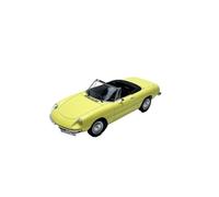 SCVWKAJA Die Cast Vehicles 1:18 For Alfa Romeo 2000 Spider Mini Finished Alloy Model Car Static Model Display Scene Ornaments(Yellow)