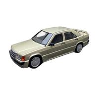 SCVWKAJA Die Cast Vehicles 1/18 For Benz 190E 1984 Alloy Car Model Classic Decorative Ornaments Collection Hobby Display(Gold)