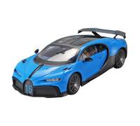 SCVWKAJA Die Cast Vehicles 1:18 For Bugatti Chiron Alloy Car Model With Opening Doors Suitable For Home Decoration(Blue)