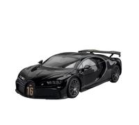 SCVWKAJA Die Cast Vehicles 1:18 For Bugatti Chiron Sports Car Alloy Simulation Car Model Mini Vehicle House Decoration(Black)
