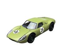 SCVWKAJA Die Cast Vehicles 1/18 For Carrera 904 GTS Finished Luxury Alloy Car Model Metal Living Room Ornaments Vehicle(Green)