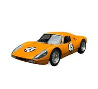 SCVWKAJA Die Cast Vehicles 1/18 For Carrera 904 GTS Finished Luxury Alloy Car Model Metal Living Room Ornaments Vehicle(Yellow)