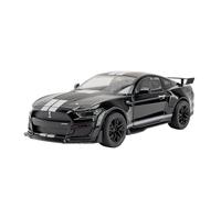 SCVWKAJA Die Cast Vehicles 1:18 For Ford Mustang GT500 Sports Car Alloy Simulation Car Model Mini Vehicle House Decoration(Black)