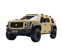 SCVWKAJA Die Cast Vehicles 1:18 For George Patton Replica Scale Modern Model Ornaments Alloy Hobby Collection Car Model(Brass)