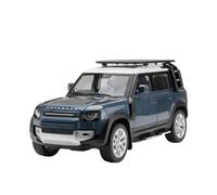 SCVWKAJA Die Cast Vehicles 1:18 For Land Rover Defender 110 Replica Scale Modern Model Ornaments Alloy Hobby Collection Car Model(Blue)