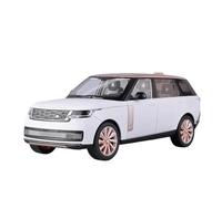 SCVWKAJA Die Cast Vehicles 1:18 For Land Rover Range Rover 2022 Alloy Car Model With Opening Doors Suitable For Home Decoration(White)
