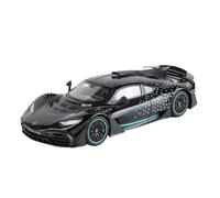 SCVWKAJA Die Cast Vehicles 1/18 For Mercedes-Benz AMG-ONE Scale Replica Static Display Alloy Car Model Collection Series(Black)