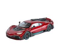 SCVWKAJA Die Cast Vehicles 1/18 For Mercedes-Benz AMG-ONE Scale Replica Static Display Alloy Car Model Collection Series(Red)