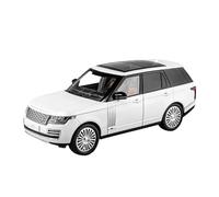 SCVWKAJA Die Cast Vehicles 1:18 For Range Rover Mini Alloy Sports Car Model Metal Can Be Opened And Closed Collection(White)