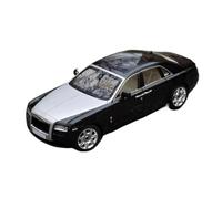 SCVWKAJA Die Cast Vehicles 1:18 For Rolls-Royce Ghost Scale Metal Simulation Car Model Ornaments Miniature Collection Of Art(Black)