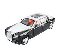 SCVWKAJA Die Cast Vehicles 1:18 For Rolls Royce Phantom Simulation Alloy Car Model Metal Craft Collection Display Ornaments(White)