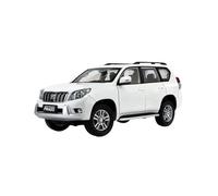 SCVWKAJA Die Cast Vehicles 1:18 For Toyota Land Cruiser Prado LC150 Alloy Car Model Casting Metal Vehicle Model Collection(White)