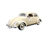 SCVWKAJA Die Cast Vehicles 1:18 For Volkswagen Beetle Scale Replica Static Display Alloy Car Model Collection Series(Beige)