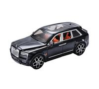 SCVWKAJA Die Cast Vehicles 1/20 For Rolls Royce Cullinan Zinc Alloy Casting Car Model Modern Craft Off-road Vehicle Ornaments(Black)