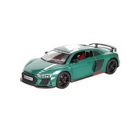 SCVWKAJA Die Cast Vehicles 1:24 For Audi R8 V10 Sport Alloy Vehicle Car Model Miniature Scale Model Car Collectible(Green)
