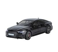 SCVWKAJA Die Cast Vehicles 1:24 For Audi RS7 Alloy Finished Casting Model Car Miniature Metal House Decoration(Black)